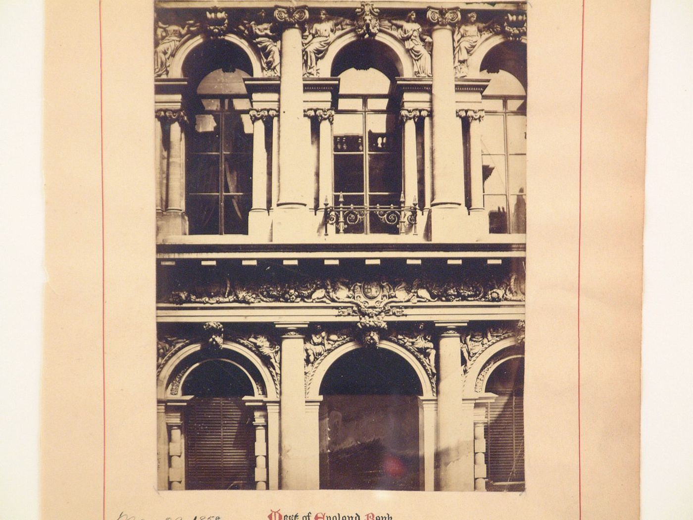 Detail of windows and façade, West of England Bank, England