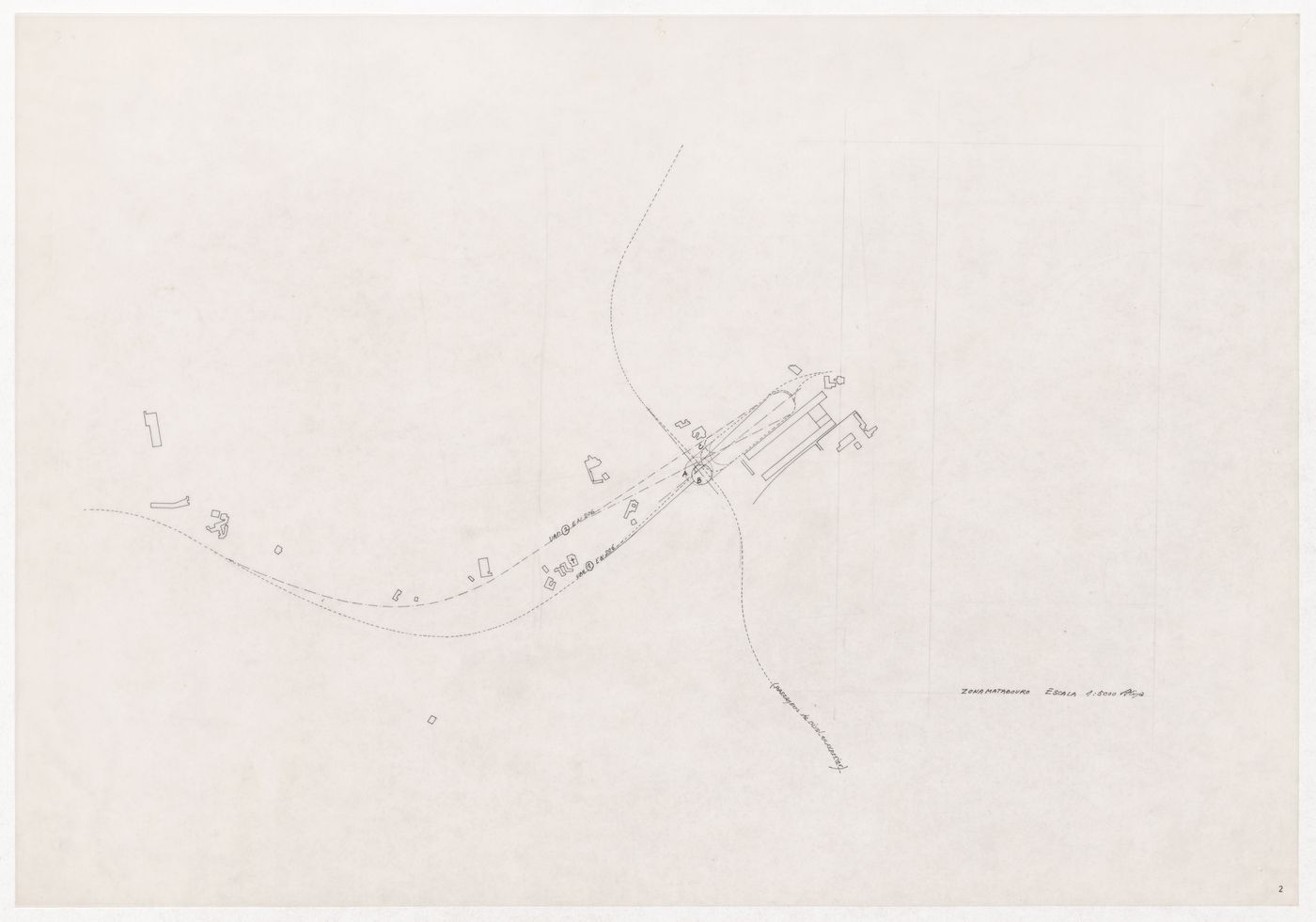 Site plan for Plano Urbanístico e Central de Camionagem, Guimarães, Portugal
