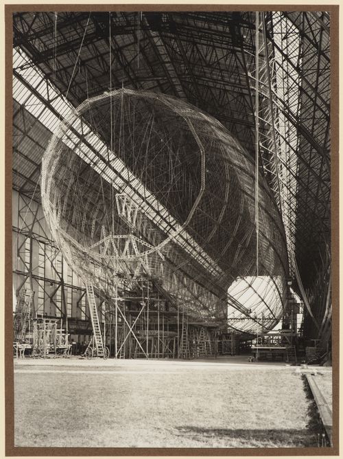 LZ - 127 Graf Zeppelin under construction, Friedrichshafen, Germany
