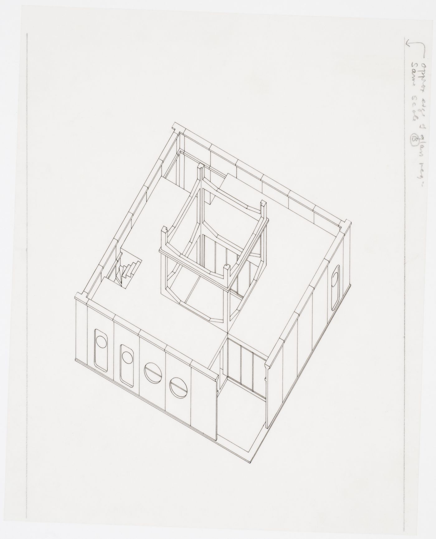 Previ Proyecto Experimental de Vivienda, Lima, Peru: axonometric