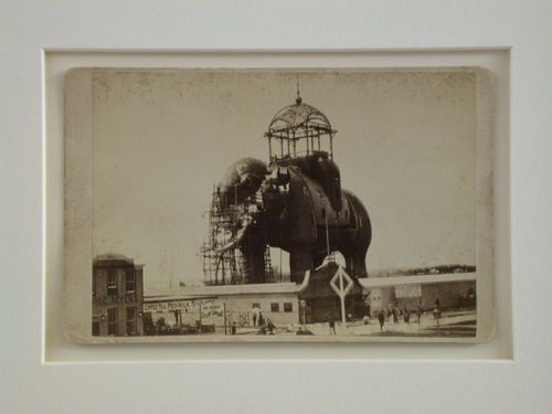 The Colossal Elephant Bazaar under construction, Margate City