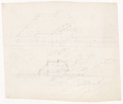 Plans and sketches for 1/4 House B