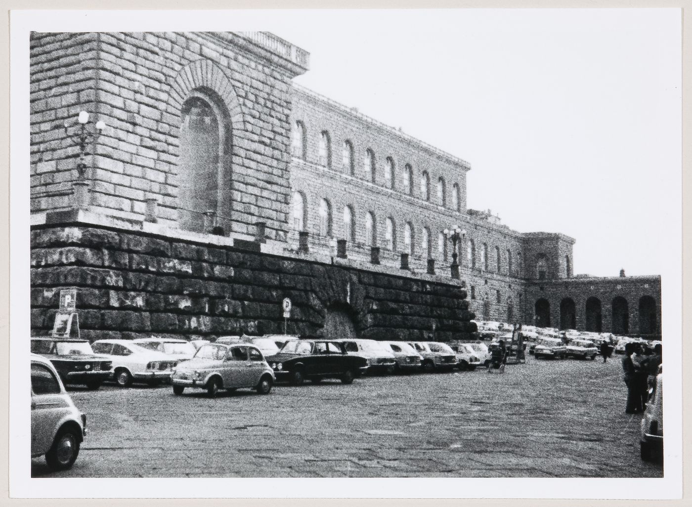 Partial view of Palazzo Pitti, Florence, Italy