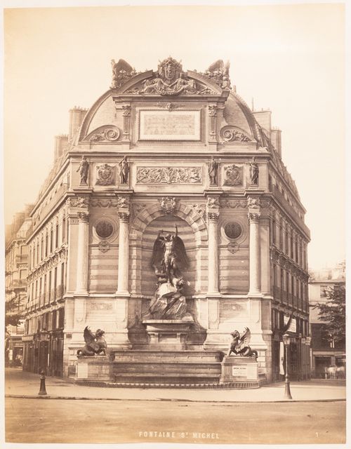 Plate from album ''Buildings, parks and streets of Paris, Versailles and environs, France''