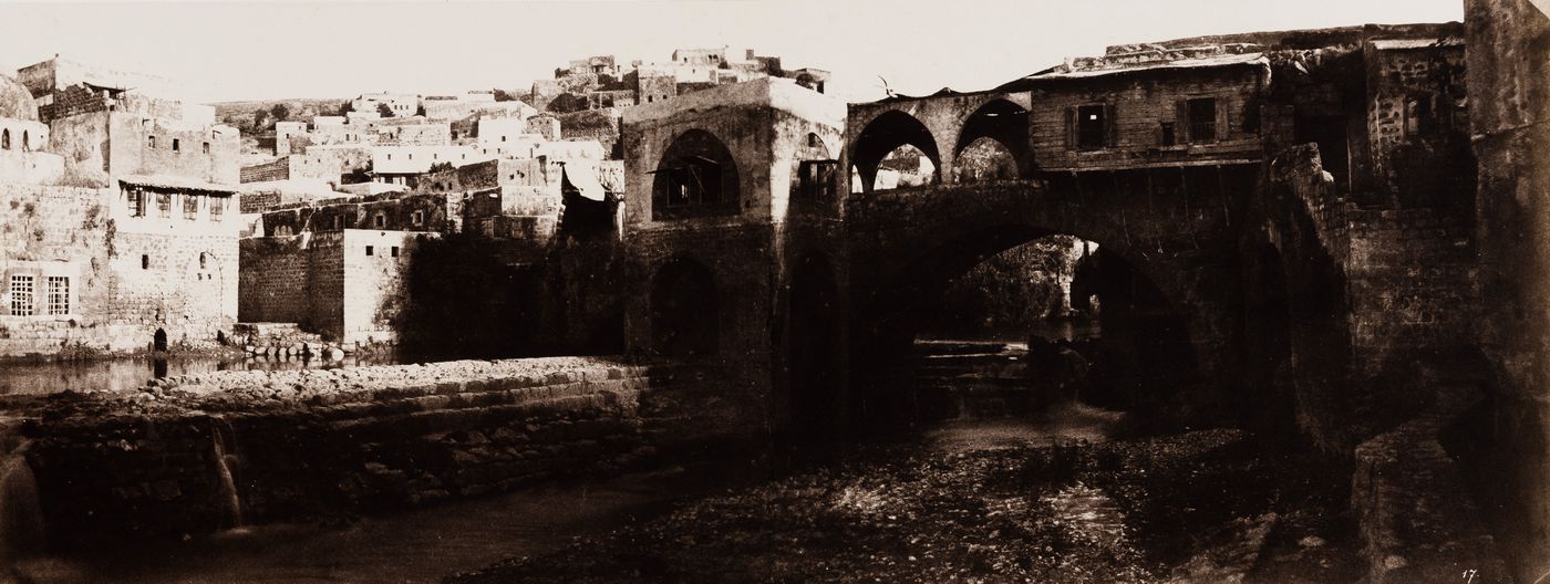 View of Tripoli showing the New Bridge, Ottoman Empire (now in Lebanon)