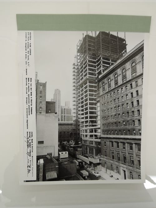 Seagram building under construction, 375 Park avenue, New York, N.Y., north-west view
