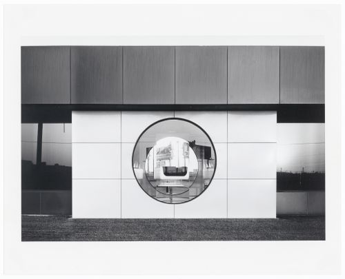 View of the north wall of Steelcase, 1123 Warner Avenue, Tustin, California, United States, from the series “The new Industrial Parks near Irvine, California”