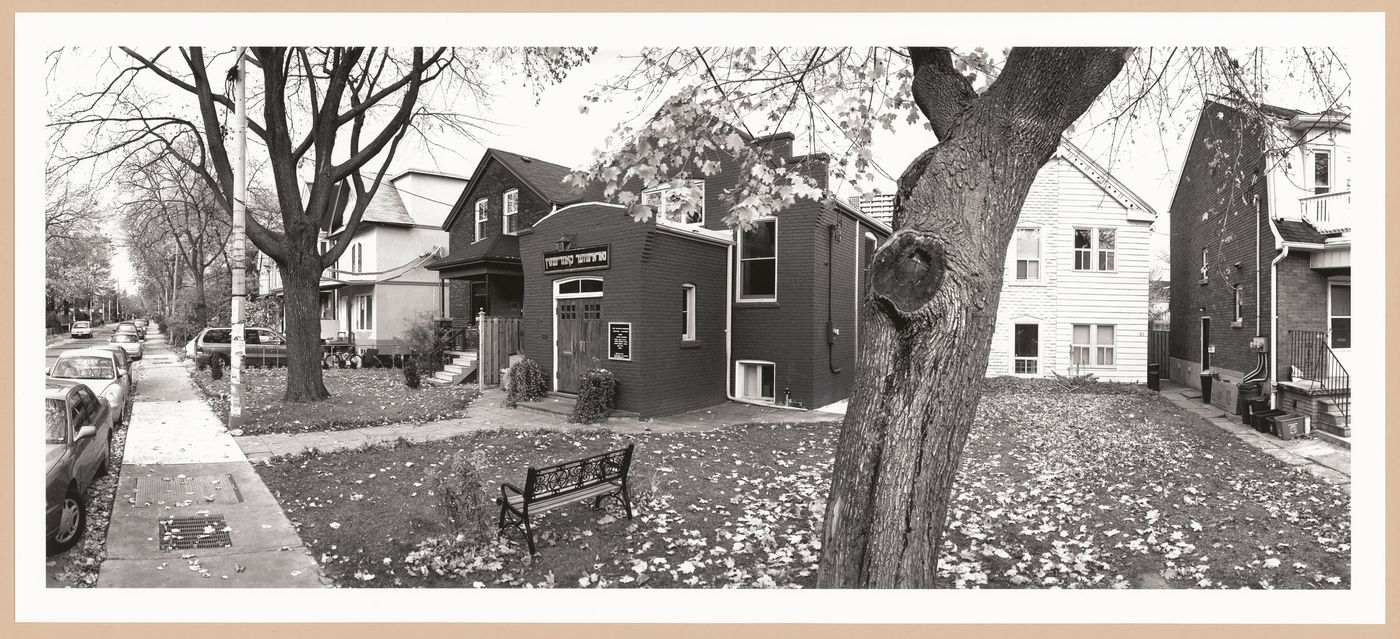 Instruments of Faith: View of First Narayever Synagogue, Looking north on Brunswick Avenue, Toronto