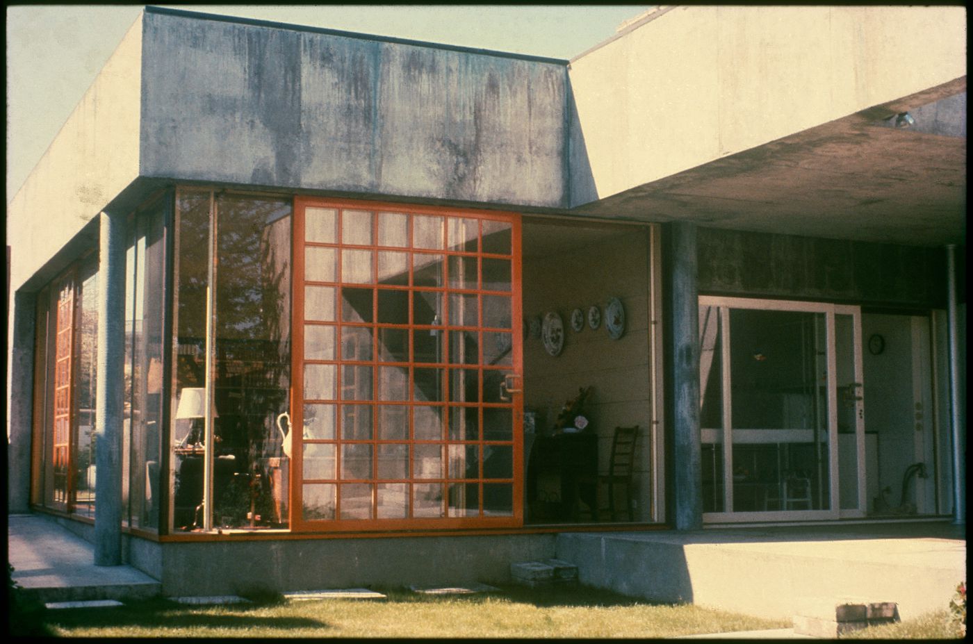 Slide of exterior view of Casa Manuel Magalhães, Porto