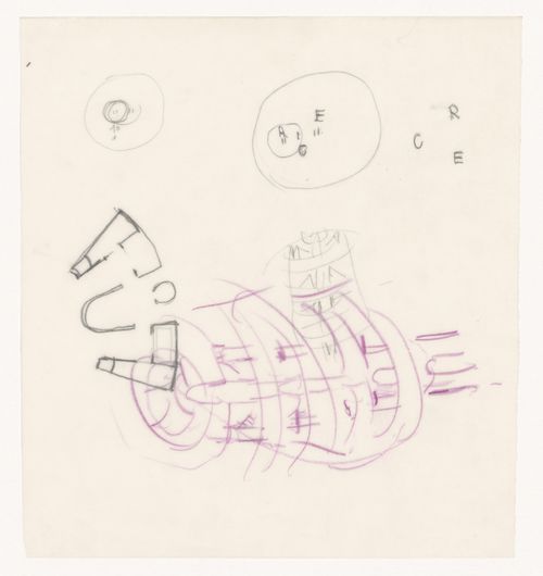 Sketches for Sede da Companhia Dom [Dom Company Headquarters], Cologne, Germany