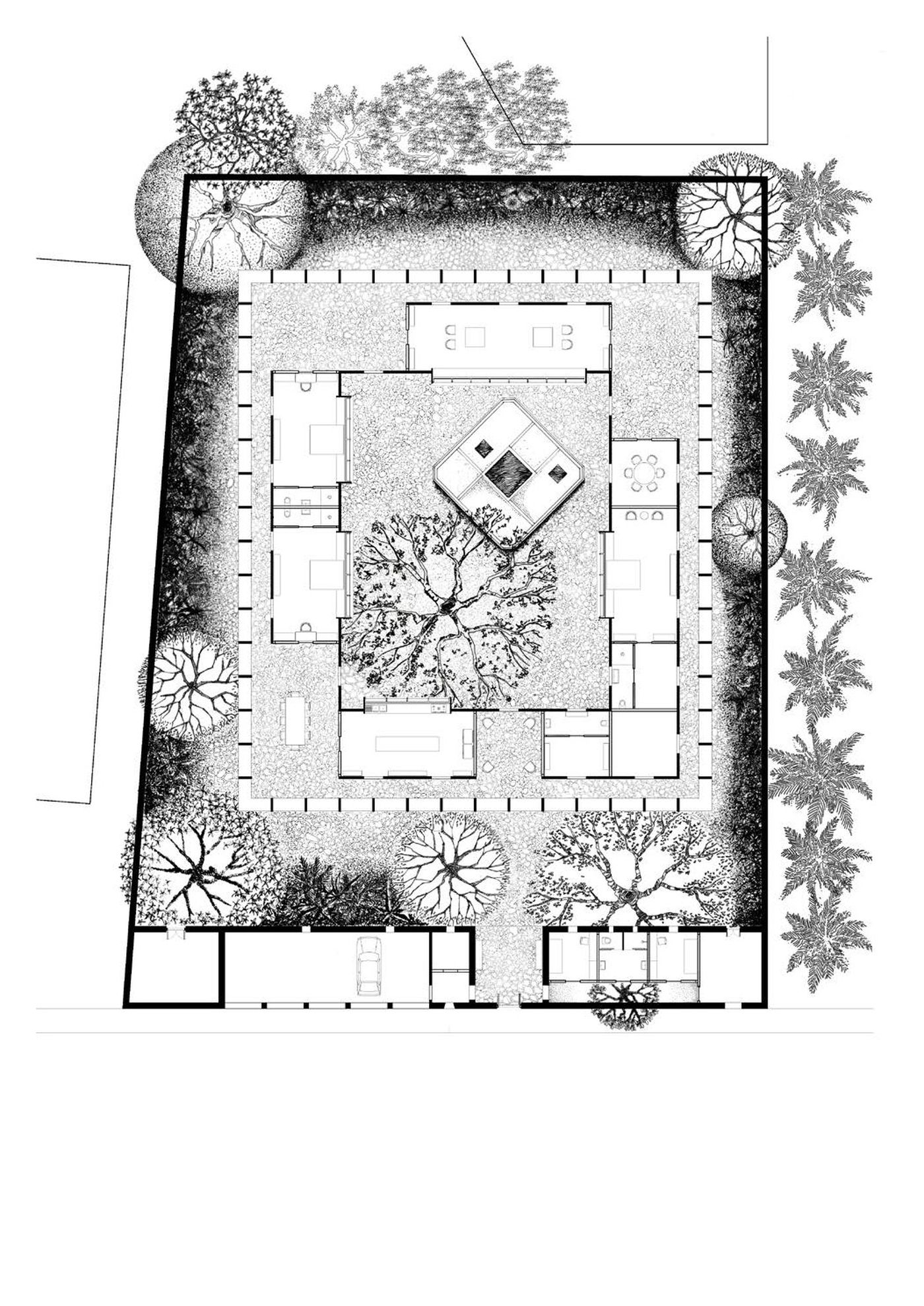 House in Chennai : plan