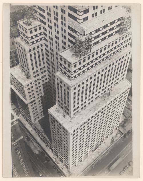 Chrysler Building under construction, Manhattan, New York City, New York