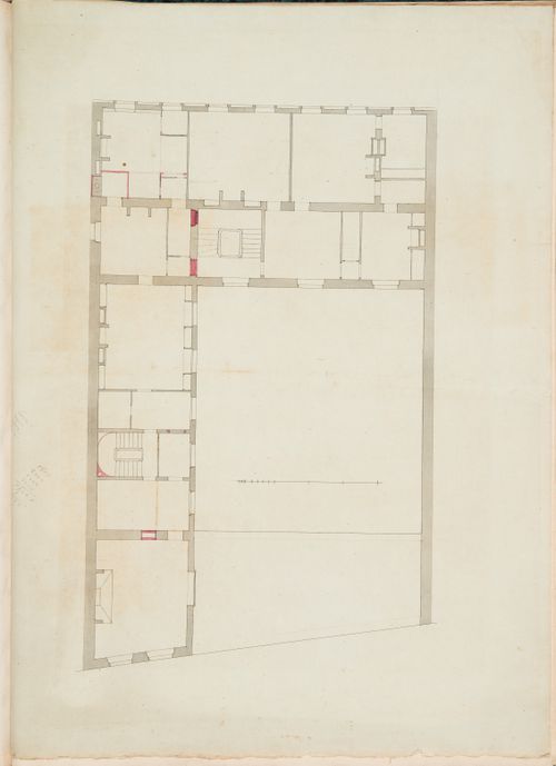 Project for renovations for a house for M. le Dhuy: Second floor plan