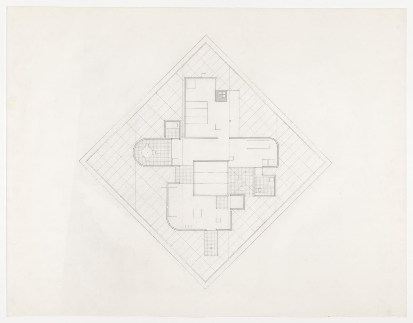 Plan for Diamond House B