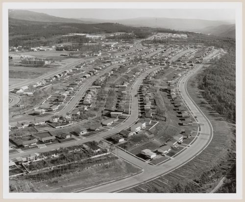 Grand Cache. McIntyre Mines Limited Smoky River Coal Div. Townsite, Alberta