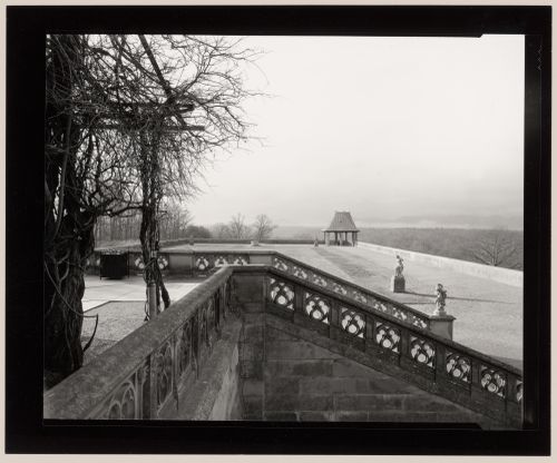 View over the terrace, Biltmore, The George W. Vanderbilt Estate, Asheville, North Carolina
