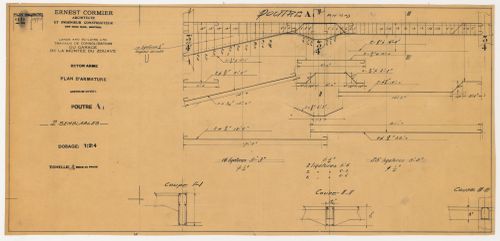 Plan d'armature, Garage de la Montée du Zouave, Montréal