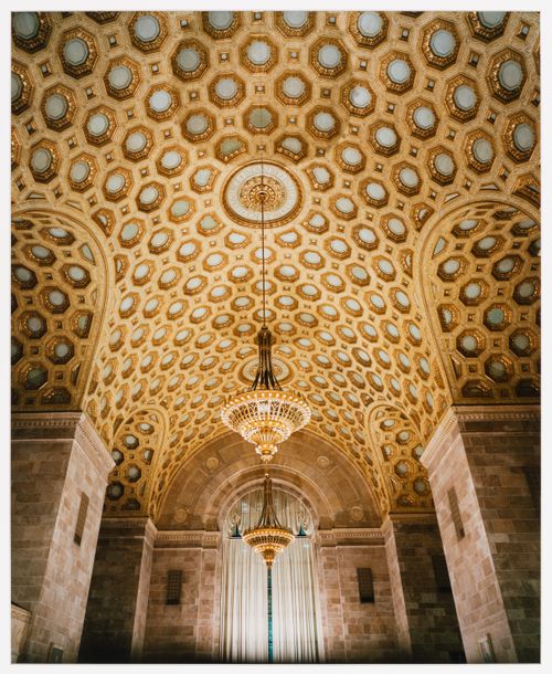 Ceiling, banking hall, Canadian Bank of Commerce, Head Office (now Canadian Imperial Bank of Commerce), Toronto, Ontario