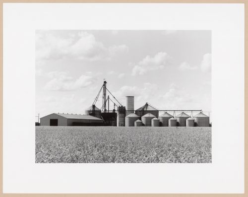 Amberley grain elevators, Hwy. 21, Huron County, Ontario, from the series The Forms of Canadian Industrial Architecture