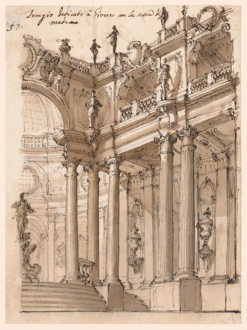 Interior of a temple dedicated to Jupiter