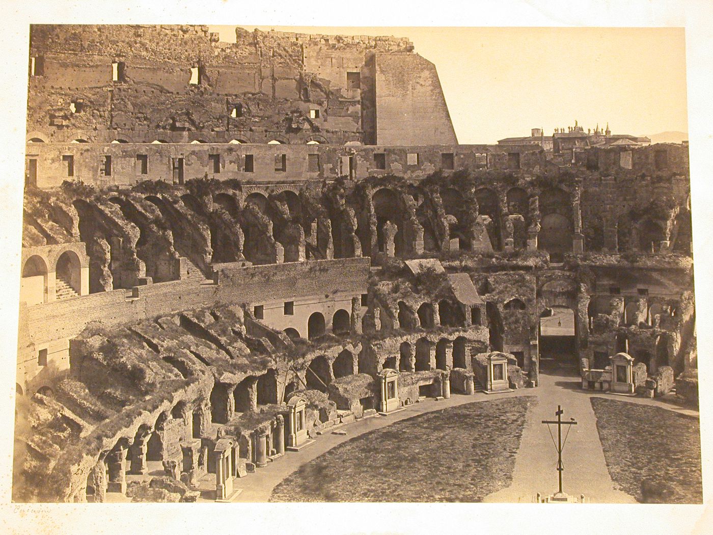 View of coliseum, Rome, Italy