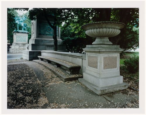 Viewing Olmsted: View of Entrance gate at Franklin and Coney Island Avenues, Prospect Park, Brooklyn, New York City, New York
