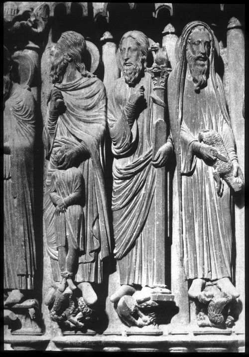 Plate from portfolio ''Details of Chartres Cathedral''