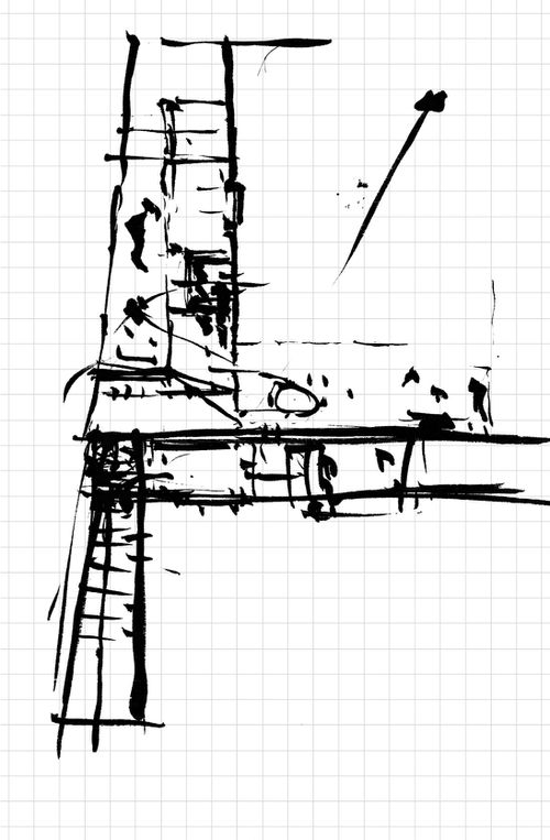House in Chennai : sketch
