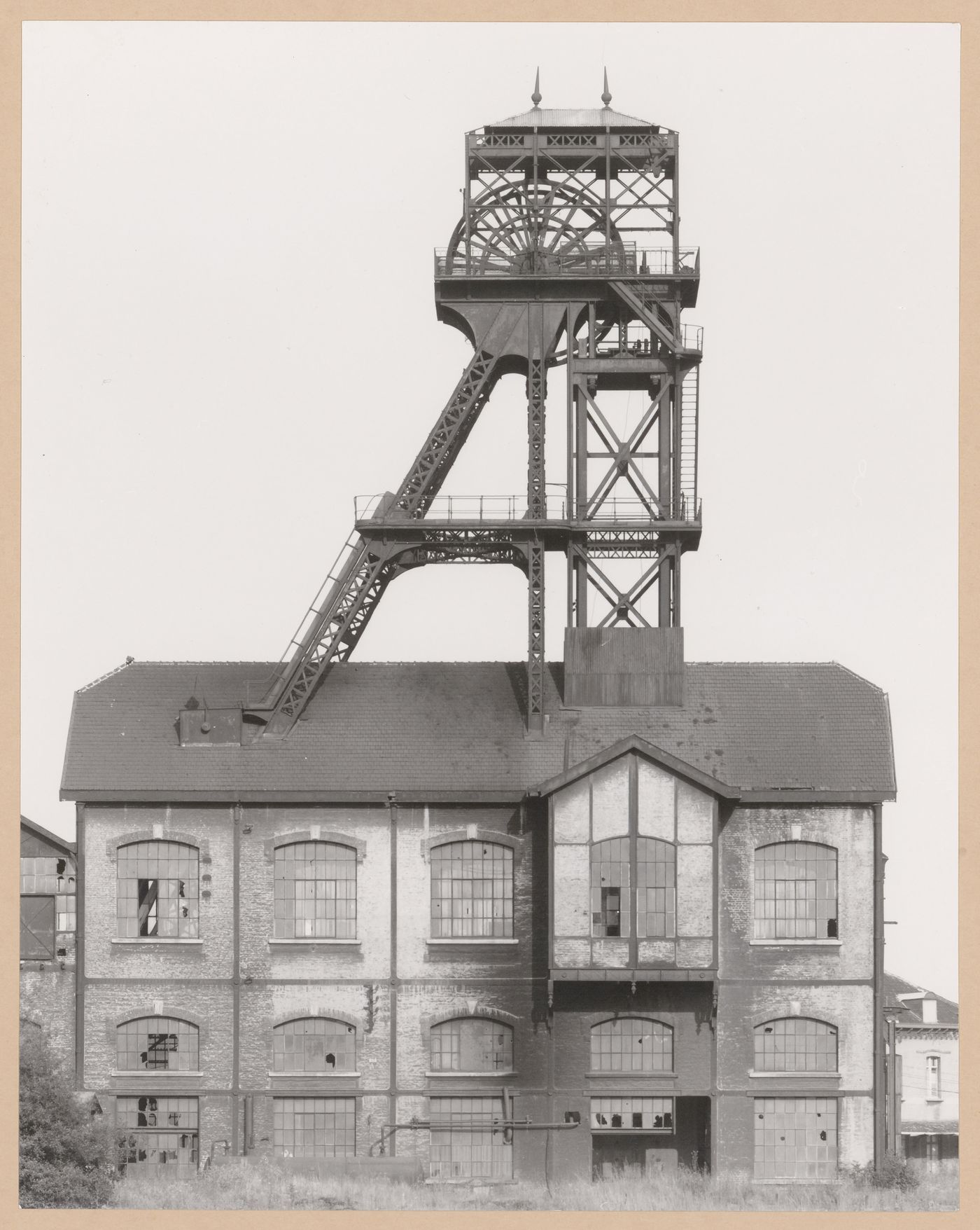 View of a minehead of Fosse Dourges No. 4, Henin Liétard (now Hénin-Beaumont), France