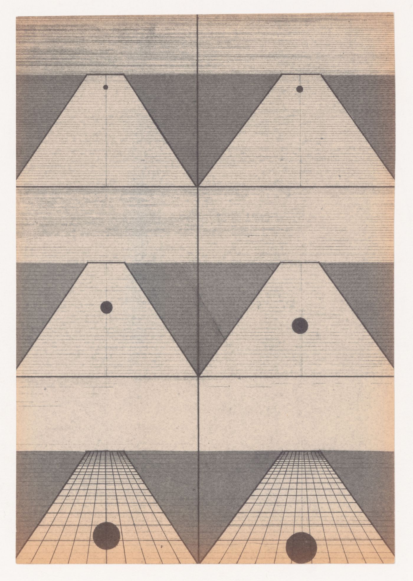Illustration for Modena cemetery competition, Modena, Italy