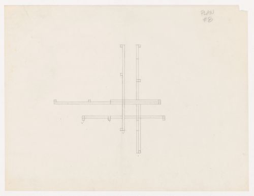 Sketch plan for House VI, Cornwall, Connecticut
