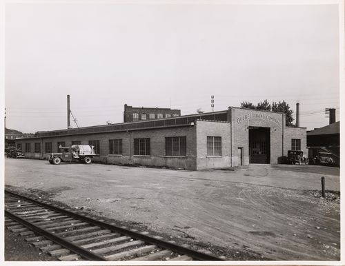 View of the principal and lateral façades of Quebec Paving Company Limited, Montréal [?], Québec