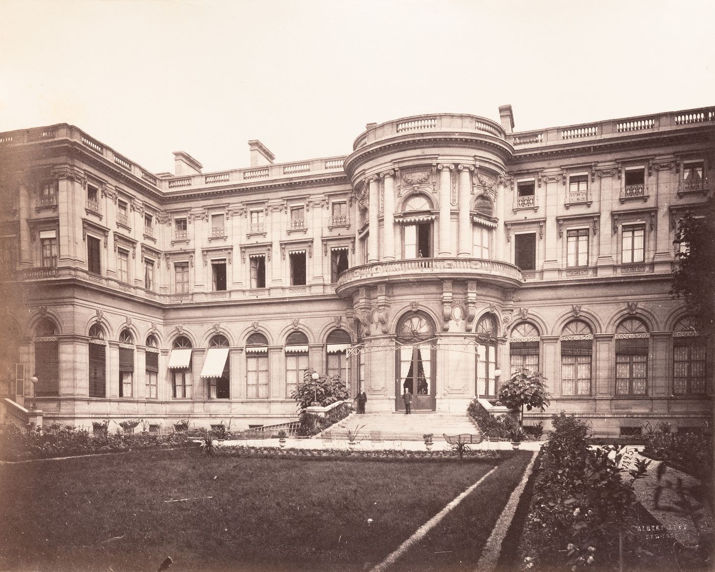 Plate from album ''Buildings, parks and streets of Paris, Versailles and environs, France''