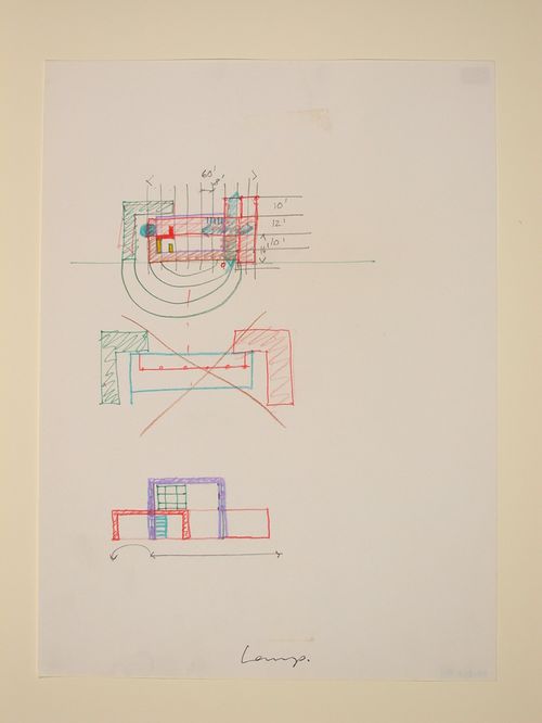 The Nofamily House - plans & section