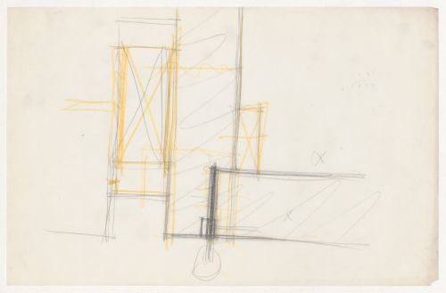Sketch sectional detail for the Metallurgy Building, Illinois Institute of Technology, Chicago