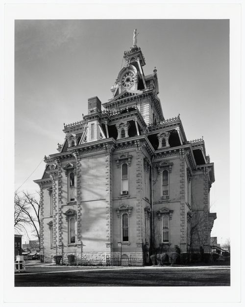 Side elevation, Davis County Court House, Bloomfield, Iowa