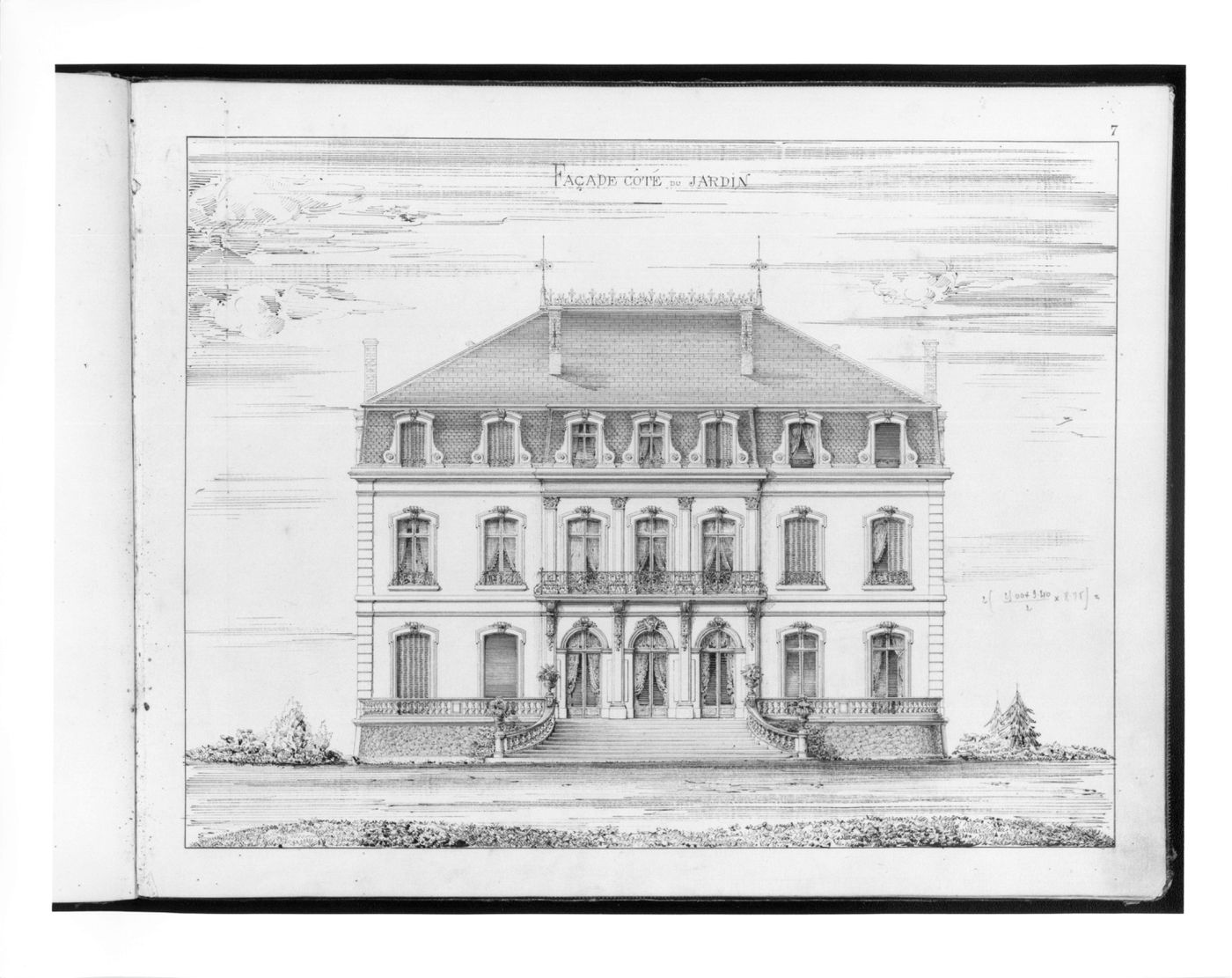 Hotel Eugene Cormouls Houles -garden elevation