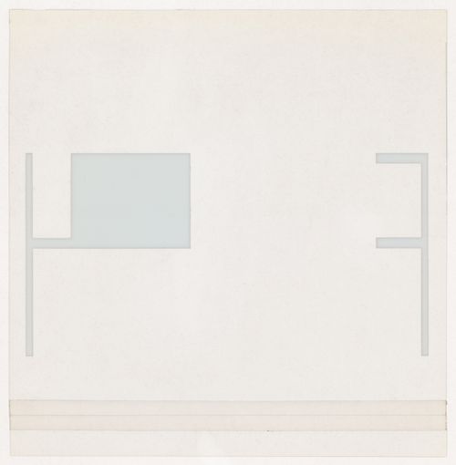 Study for House IV, Falls Village, Connecticut