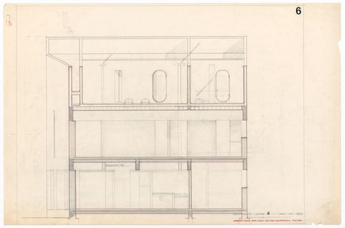 Section for Casa Rizzetto, Caorle, Italy