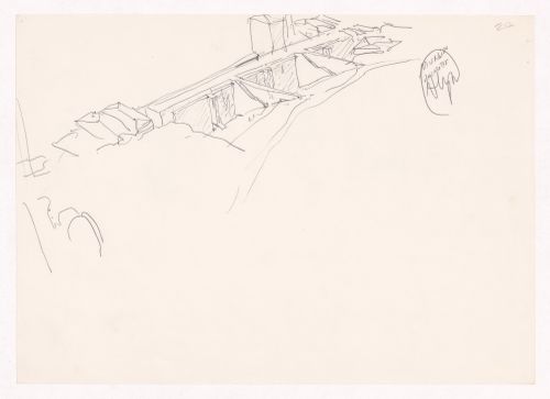 Sketch axonometric view for Largo da Lada, Porto, Portugal