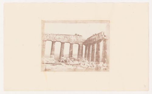The Parthenon - interior south-eastern angle