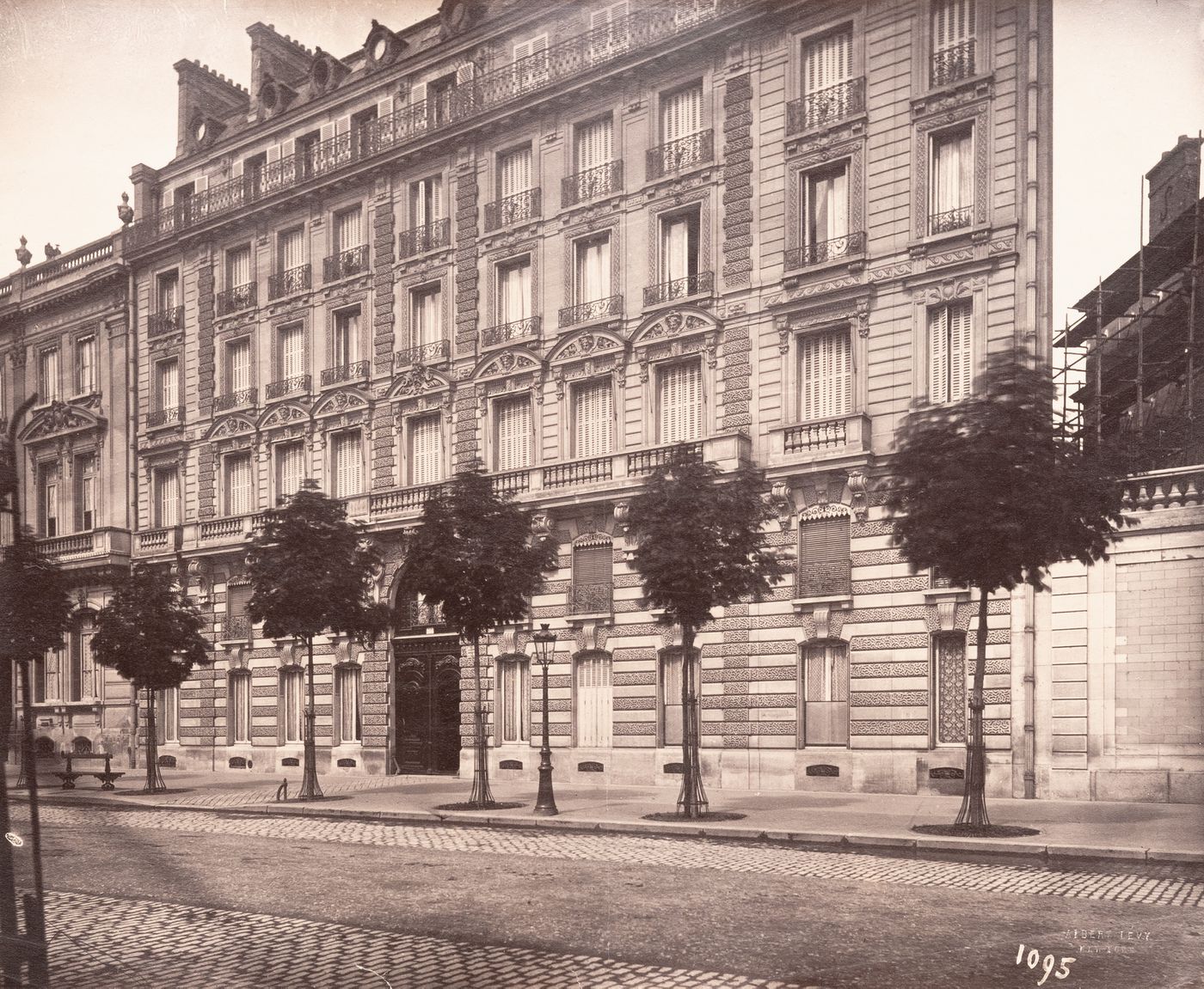 Plate from album ''Buildings, parks and streets of Paris, Versailles and environs, France''