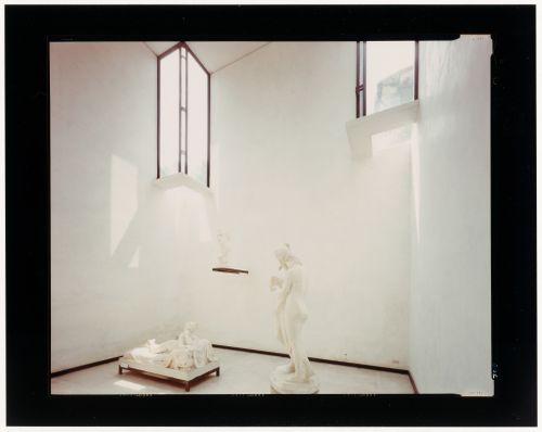 Interior view of the Plaster Cast Gallery showing casts, Museo canoviano, Possagno, Italy