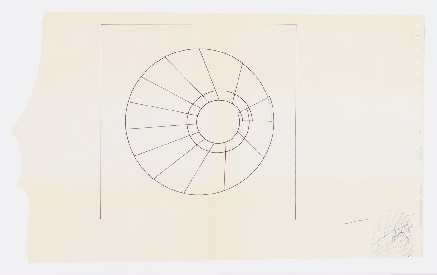 Study for Sede da Companhia Dom [Dom Company Headquarters], Cologne, Germany