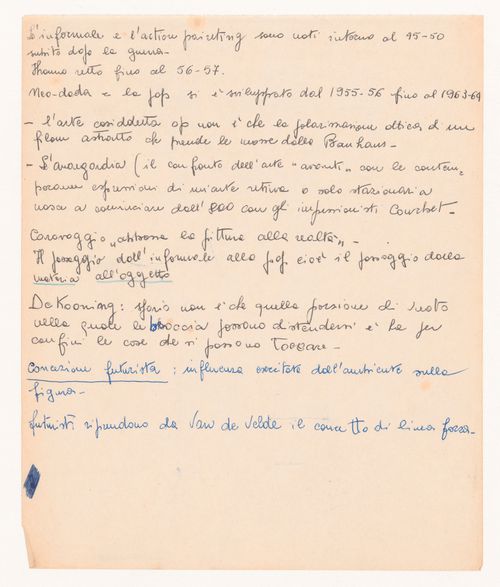 Notes for Urban park competition, Modena, Italy