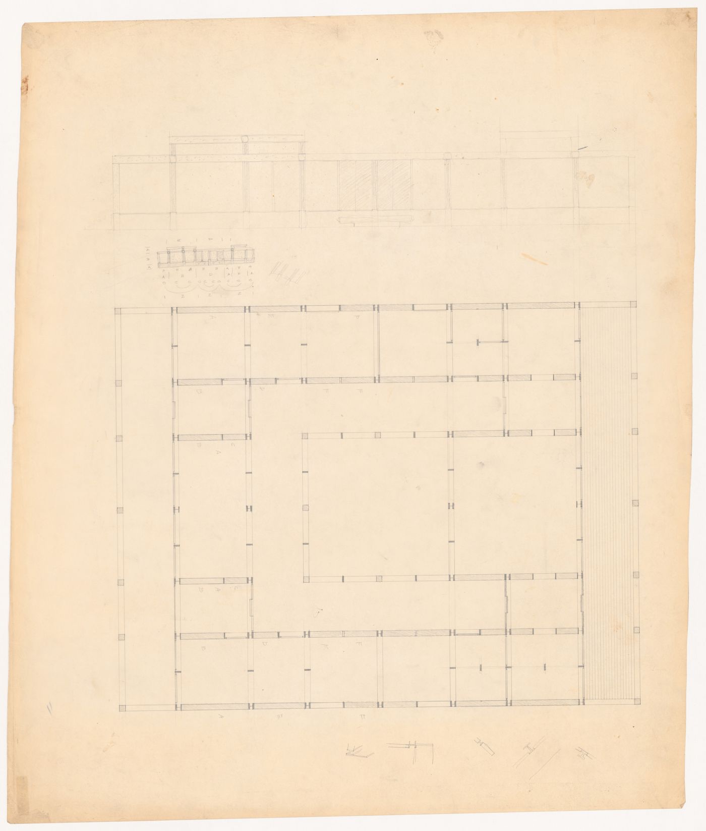 Plan and elevation for Texas House 3