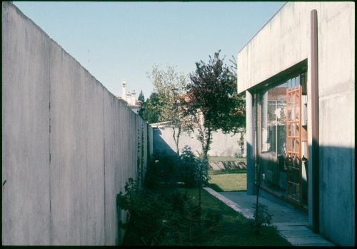Slide of exterior view of Casa Manuel Magalhães, Porto