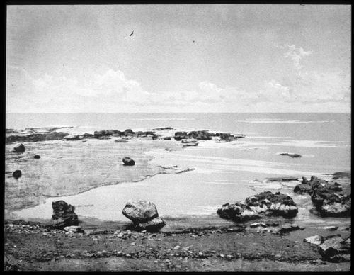 View of an archeological site near the Dead Sea, Israel