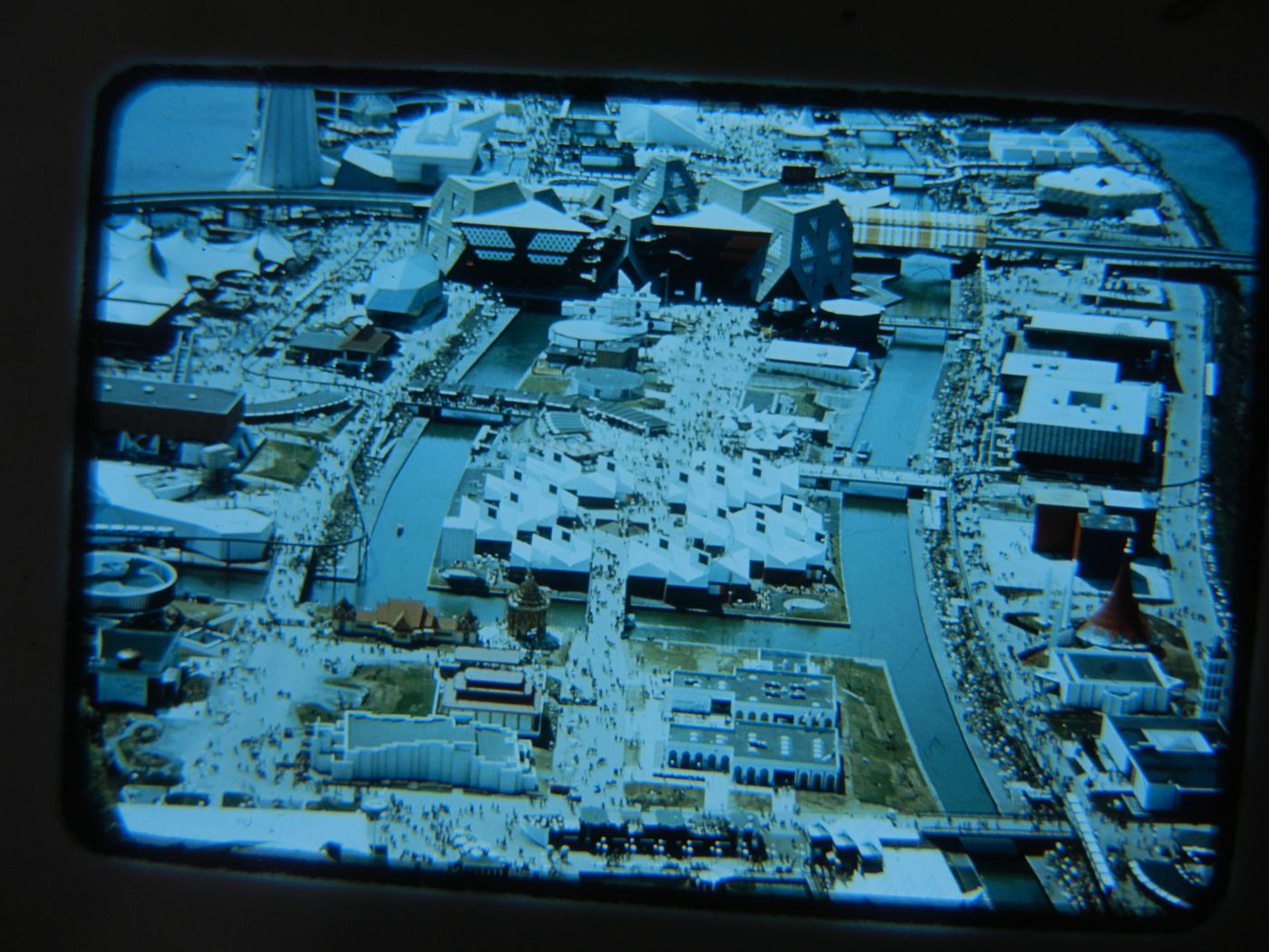 Partial view of the Île Notre-Dame site, Expo 67, Montréal, Québec