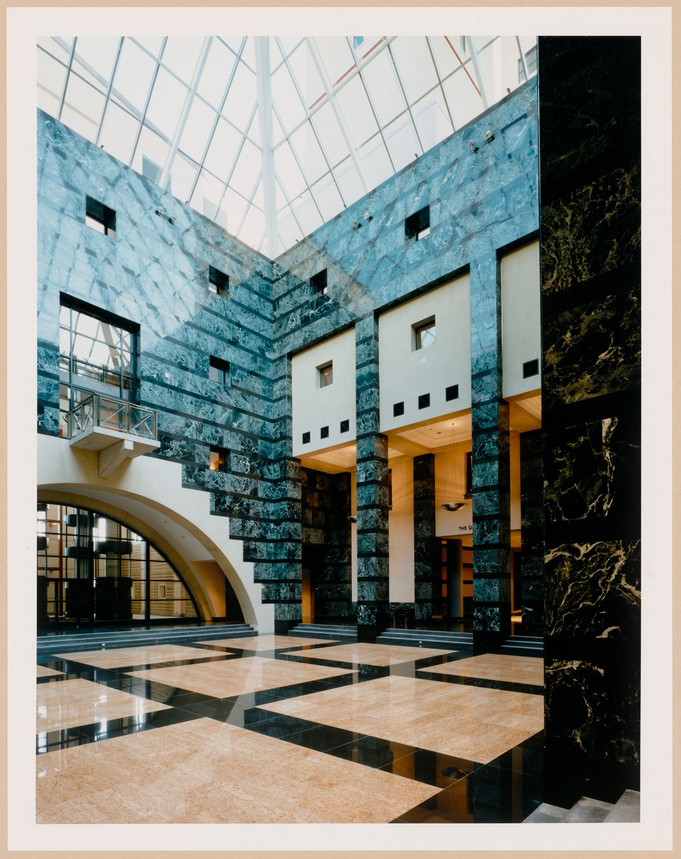 Interior view of the Great Hall, Mississauga Civic Centre, Mississauga, Ontario